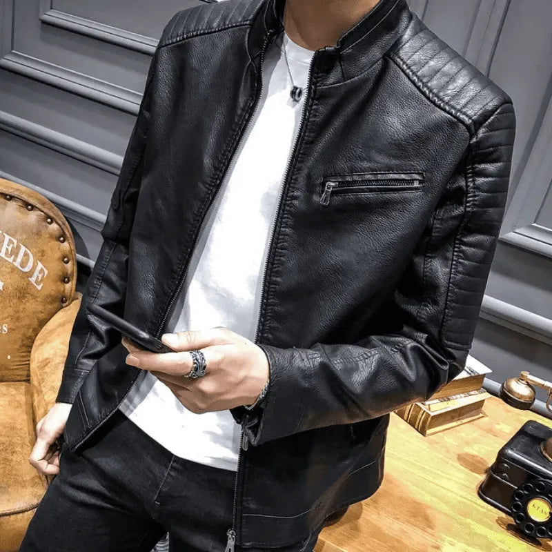 Jaqueta de Couro Masculina – Montelli