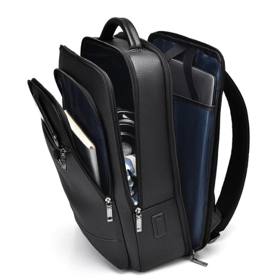 Mochila de Couro Masculina 