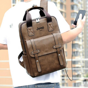 Mochila de Couro Masculina