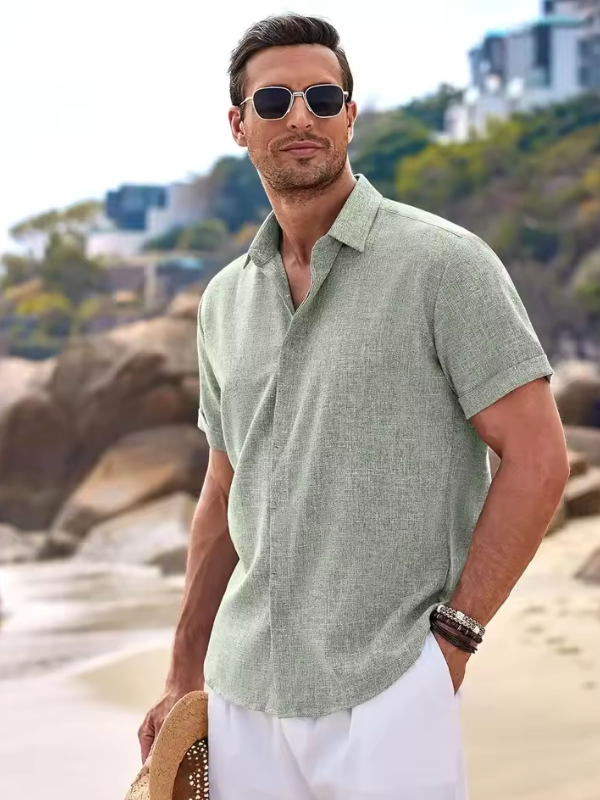 Camisa Masculina Manga Curta - Dravin