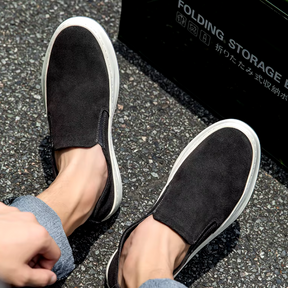 Mocassim Masculino Casual de Camurça